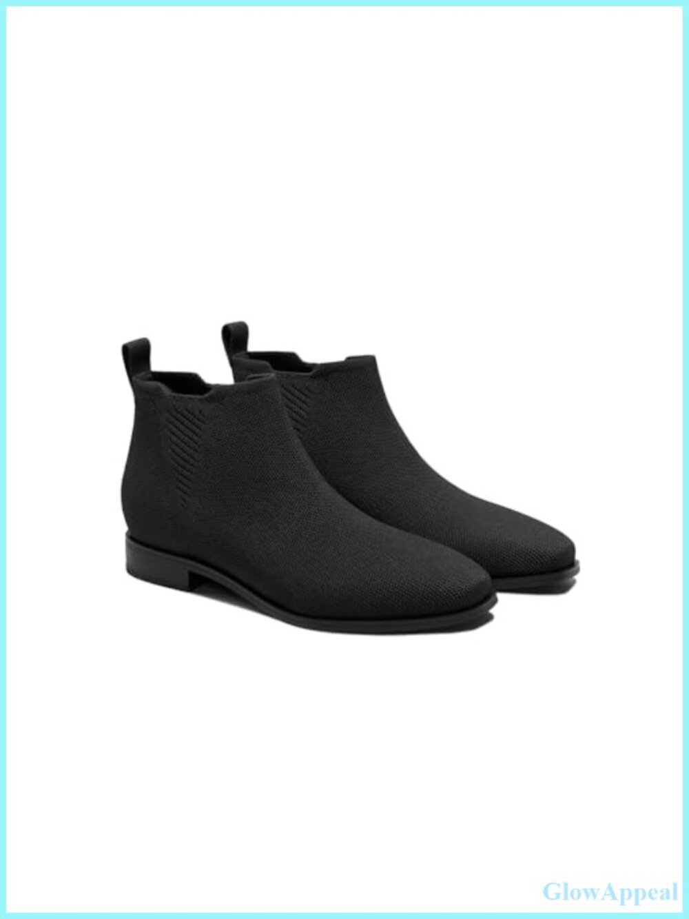 VIVAIA Ryan Slip-On Chelsea Boots Square Toe Ankle Boots Water Repellent